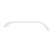120" 430 Stainless Steel (16ga) Beaded Edge Ribbed Full Fender 60" Spread - SR Series (Pair)