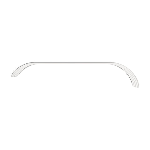 120" 430 Stainless Steel (16ga) Beaded Edge Ribbed Full Fender 60" Spread - SR Series (Pair)