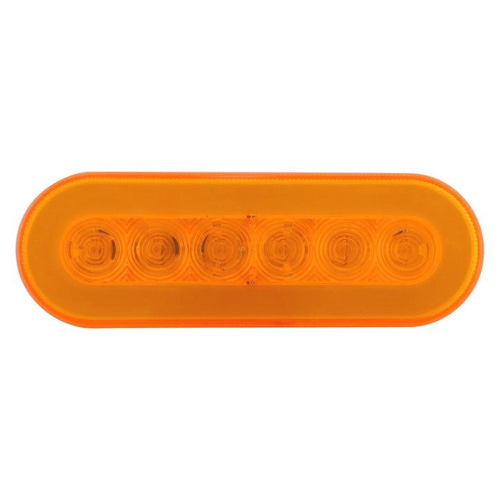 22 LED 6" Oval GloLight (Turn Signal) - Amber LED/Amber Lens