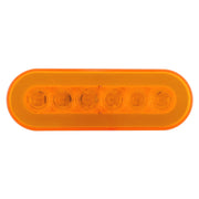 22 LED 6" Oval GloLight (Turn Signal) - Amber LED/Amber Lens