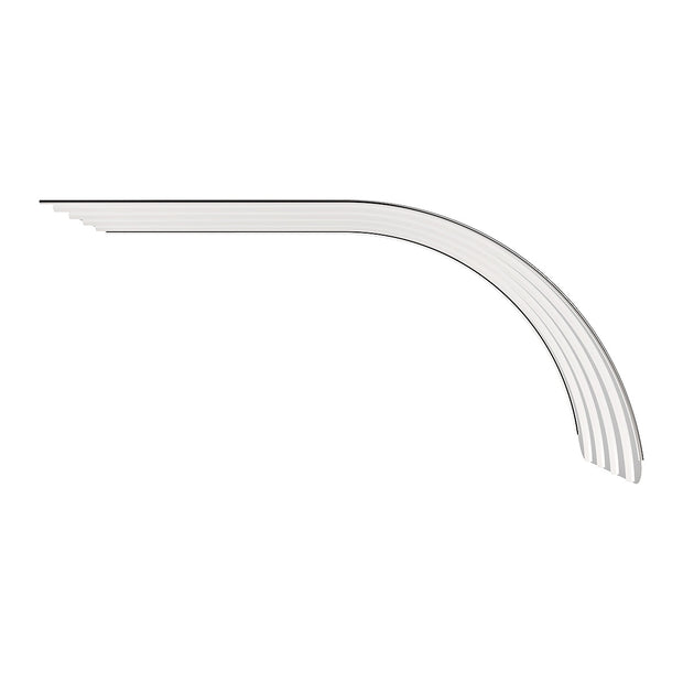 66" 430 Stainless Steel (18ga) Half Fender - SR Series (Pair)