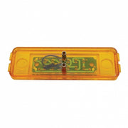 12 LED Rectangular Light (Clearance/Marker) - Amber LED/Amber Lens