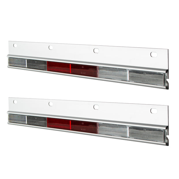 Straight Conspicuity Reflector Plate (Card of 2)