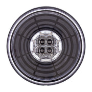 13 LED 4" Round Abyss Light (Stop, Turn & Tail) - Red LED/Clear Lens