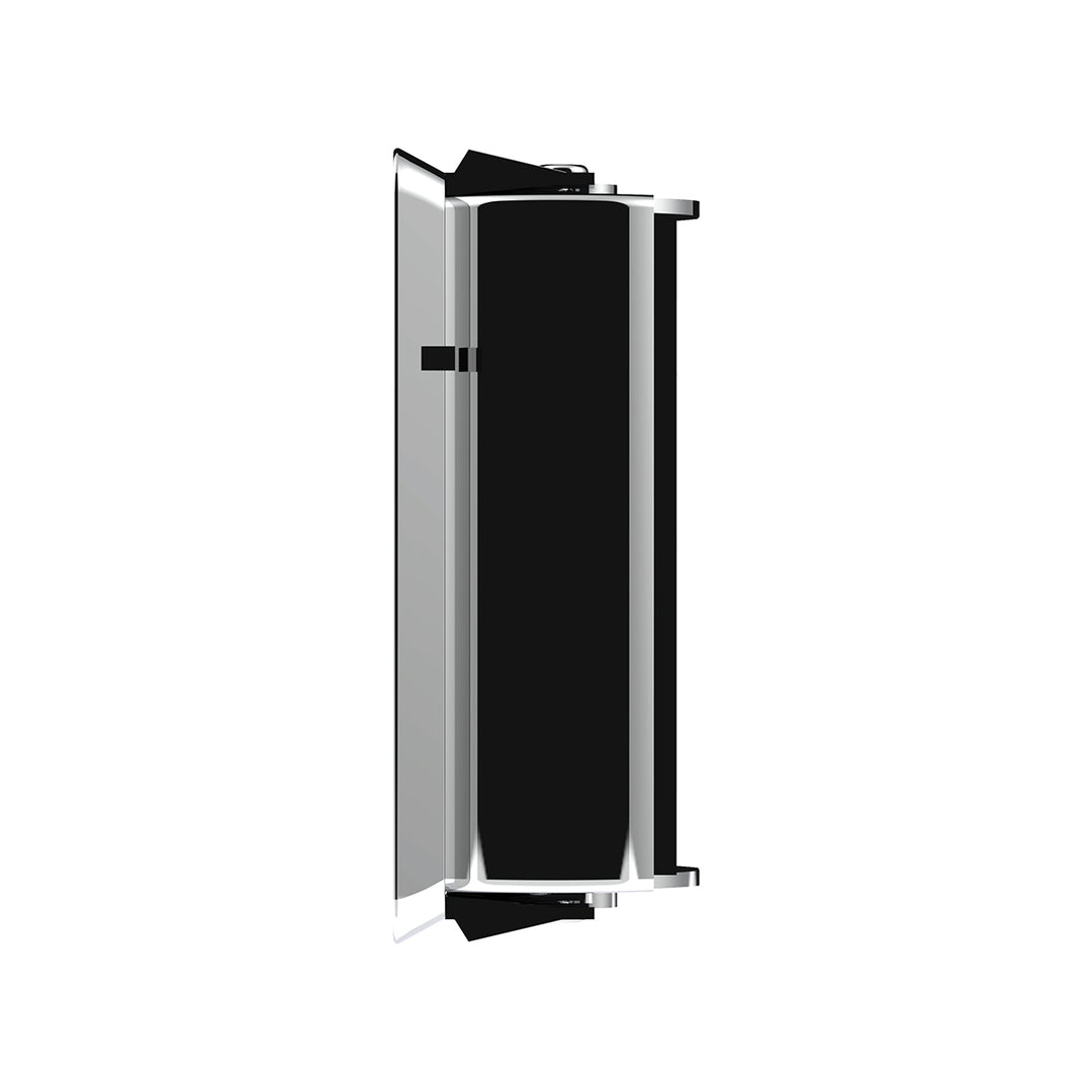 Chrome Plastic A/C Vent With Cross Grids for 1989-2010 Freightliner FLD/Classic - Driver