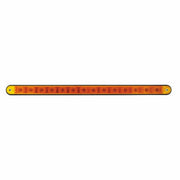 14 LED 12" Light Bar With Black Housing - Amber LED/Amber Lens