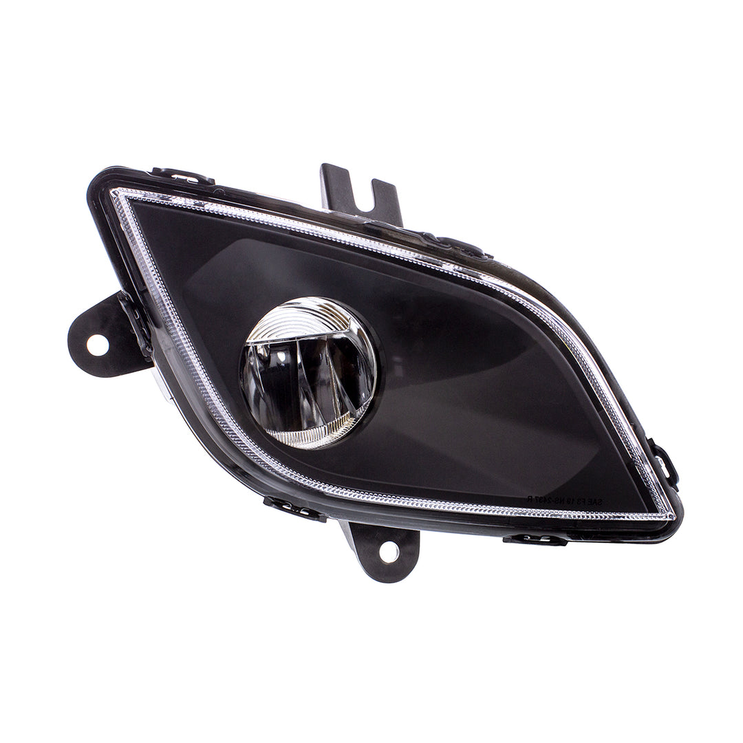 Black High Power LED Fog Light For 2018-2024 Freightliner Cascadia - Passenger