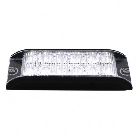 12 High Power LED Low Profile Warning Lighthead - White LED