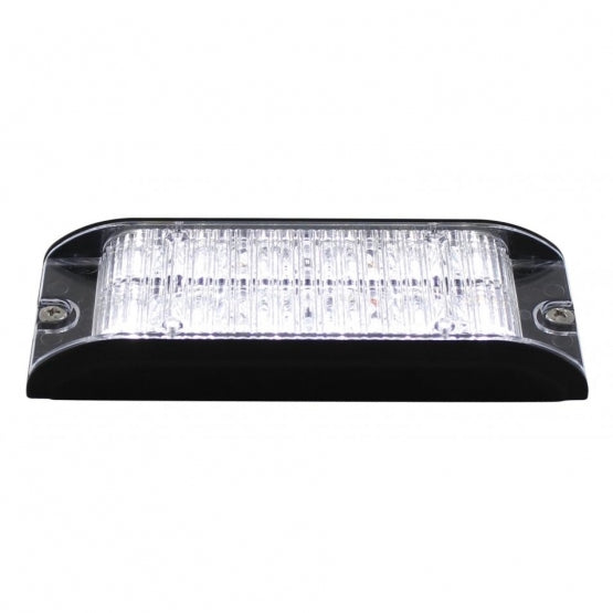 12 High Power LED Low Profile Warning Lighthead - White LED