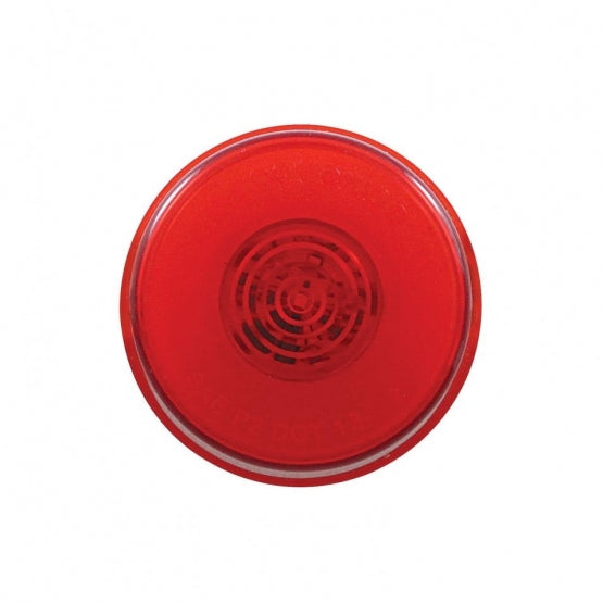 6 LED 2" Round GloLight (Clearance/Marker) - Red LED/Red Lens
