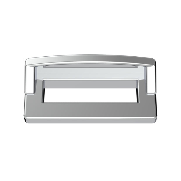 Chrome Plastic Switch Label Covers With Visor For 2001 & Older Peterbilt (6-Pack)