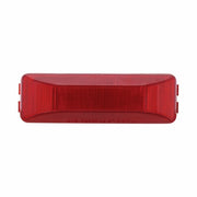 Dual Bulbs Rectangular Light (Clearance/Marker) - Red Lens