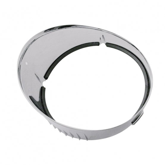 Chrome Inner Headlight Bezel For 1996-2010 Freightliner Century - Driver