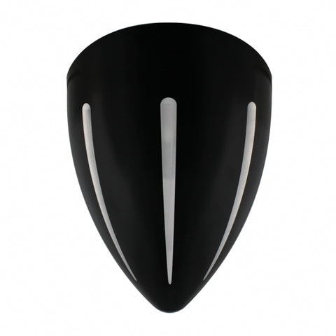 Black "Billet" Style Groove Headlight 5 LED Bulb - Chrome