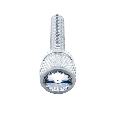 1-3/16" Long M6-1.0 Dash Screw With Crystal For Kenworth - Clear Crystal(12-Pack)