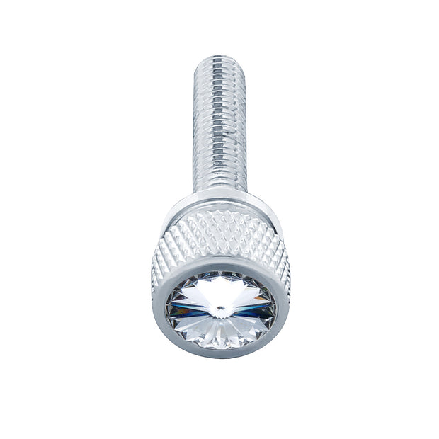 1-3/16" Long M6-1.0 Dash Screw With Crystal For Kenworth - Clear Crystal(12-Pack)