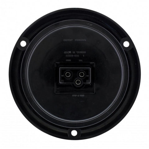 21 LED 4" Round Flange Mount GloLight (Stop, Turn & Tail) - Red LED/Red Lens