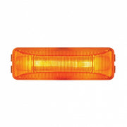 Rectangular Light Kit (Clearance/Marker) With Chrome Bracket - Amber Lens