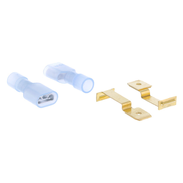 Power Tap Fuse Clips for ATC/ATO Fuses & 16-14 .250 FM FI Disconnects, 2 Sets.