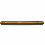 14 LED 12" Light Bar With Black Housing - Amber LED/Amber Lens