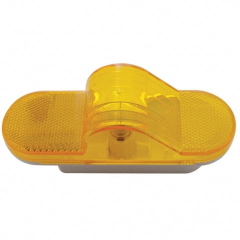 6" Oval Mid Trailer Turn Signal Light - Amber Lens
