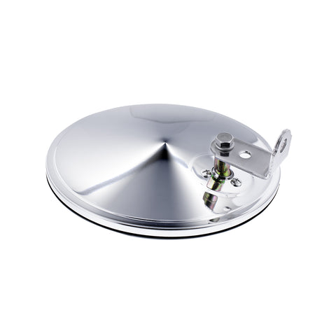 8-1/2" Chrome 320R Convex Mirror - Offset Mounting Stud