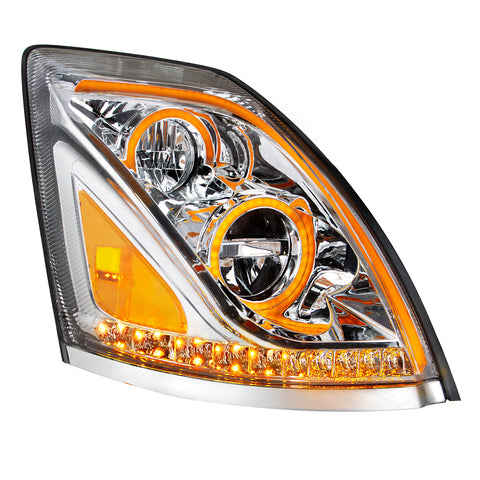 Chrome LED Headlight for 2013-2017 Volvo VN/VNL - Passenger