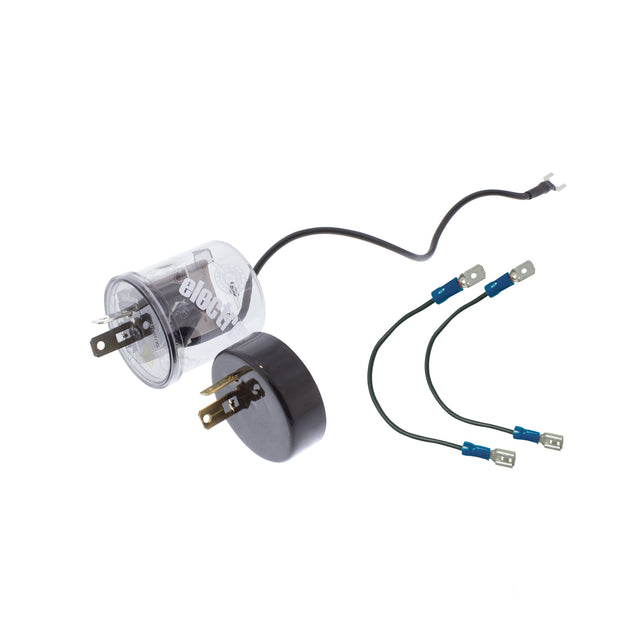 LED Flasher With Reverse Polarity Base & Extension Wires