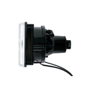4" X 6" Crystal Projection Headlight With 6 White LED Position Light - Low Beam