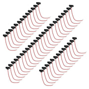 2 Wire Pigtail With 2 Prong Right Angle Plug - 12" Lead (50-Pack)