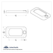 Rocker Switch Bezel For Peterbilt/ Kenworth - Indented (3-Pack)