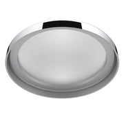 Chrome 7-¼" Round Speaker Cover For Peterbilt 389 (2008+), 388 (2008-2014), 379/378/335/330 (1995-2000), Snap-On
