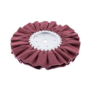 10" Red Treated Airway Buff - 5/8" & 1/2" Arbor