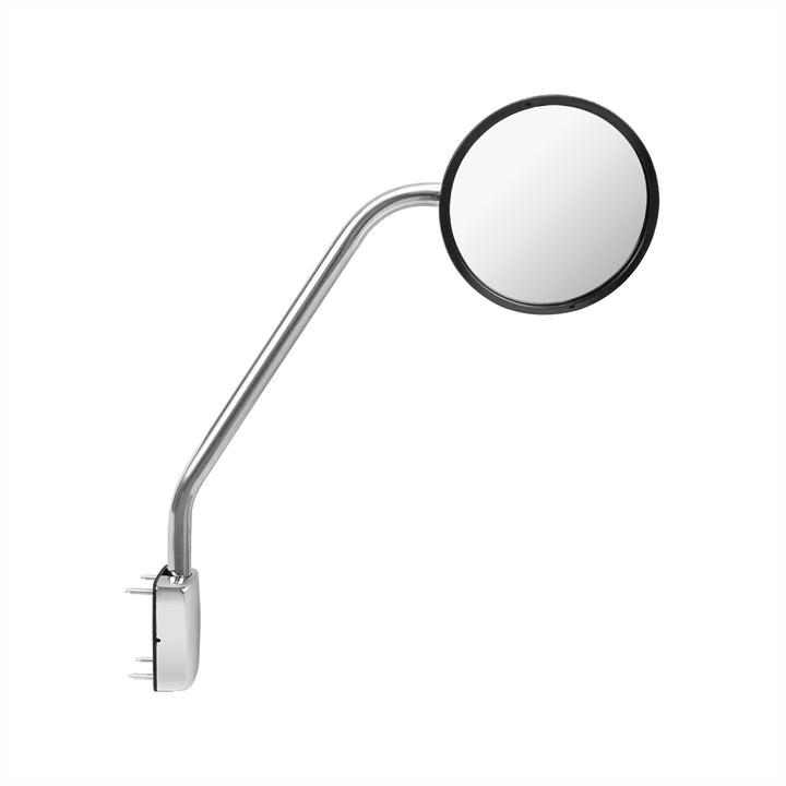 SS Hood Mirror Assembly W/ Sequential LED Turn Signal For 2013-2021 Kenworth T680 &amp; Peterbilt 579 - Driver