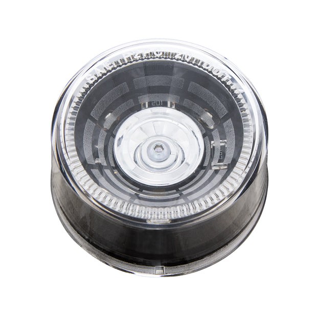 4 LED 2" Round Abyss Light (Clearance/Marker) - White LED/Clear Lens
