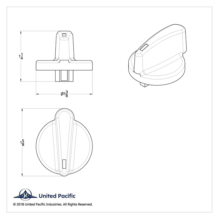 Chrome A/C &amp; Heater Dial Knob For International 9900i/9400i/9200i (2000-2010)