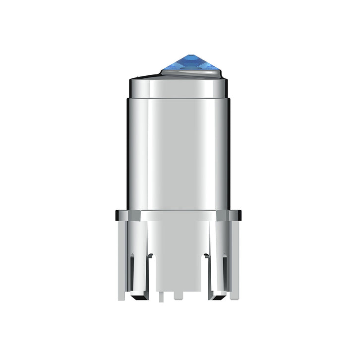 Center A/C Control Knob For 2006+ Kenworth - Blue Crystal