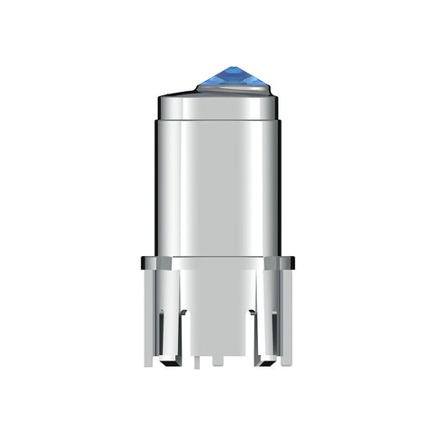 Center A/C Control Knob For 2006+ Kenworth - Blue Crystal