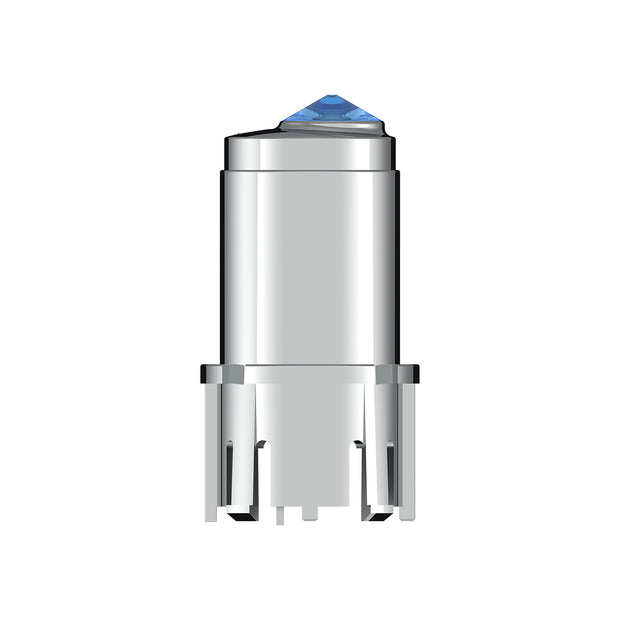 Center A/C Control Knob For 2006+ Kenworth - Blue Crystal