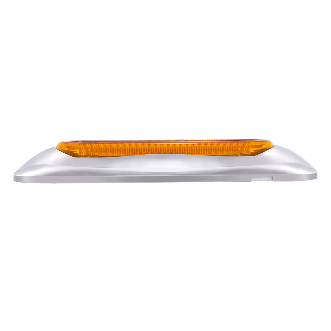 4 LED LIGHTTRACK Light (Clearance/Marker) - Amber LED/Amber Lens