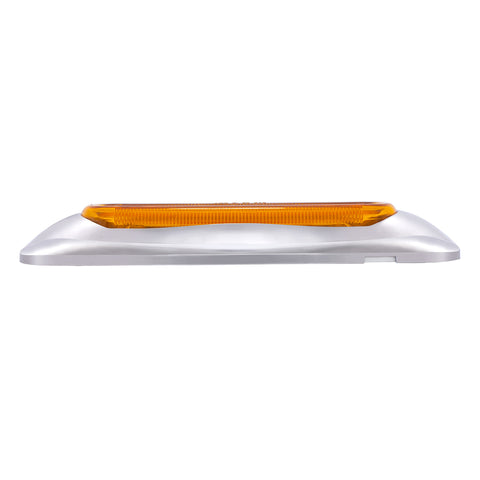 4 LED LIGHTTRACK Light (Clearance/Marker) - Amber LED/Amber Lens