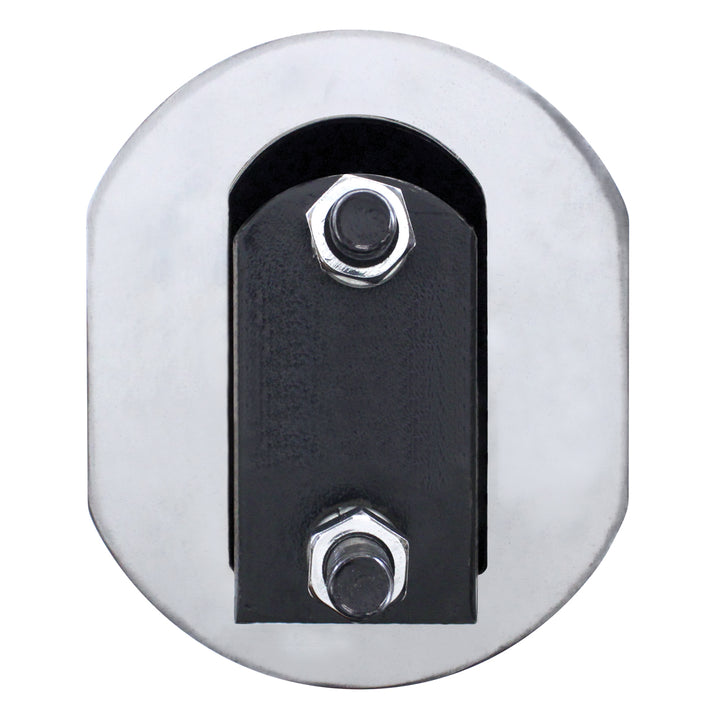 30" Stainless Steel Heavy Duty Mud Flap Hangers - 2" Bolt Pattern (Pair)