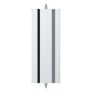 6" X 16" 430 Stainless Steel West Coast Mirror With Convex Lower Mirror - Non Heated