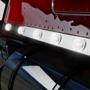 3 LED Oval Auxiliary Light-White LED/Clear Lens