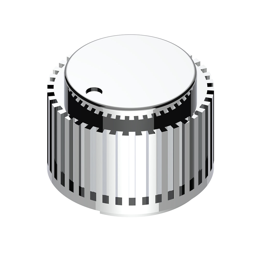 Chrome Plastic 1" Diameter Control Knob
