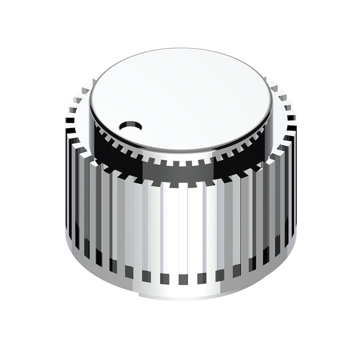 Chrome Plastic 1" Diameter Control Knob