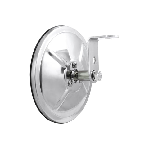 5" 430 Stainless Steel 320R Convex Mirror - Centered Mounting Stud