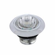 3 LED 3/4" Mini Light With Bezel (Clearance/Marker) - Amber LED/Clear Lens