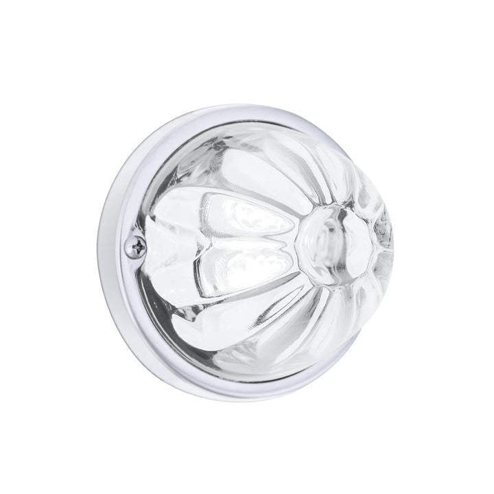 Glass Watermelon Light Kit With 4 LED Light-White LED/Clear Lens