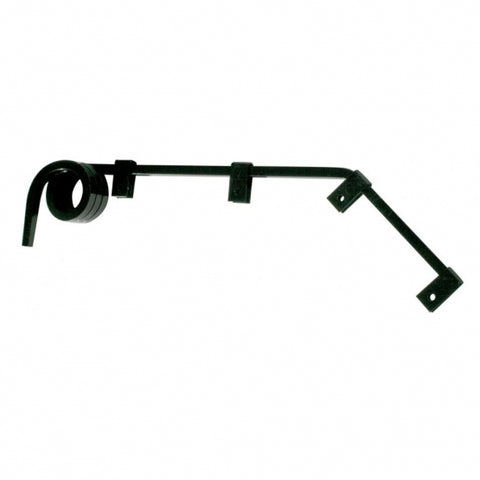 Black Angled Mud Flap Hangers - 3 Coils (Pair)